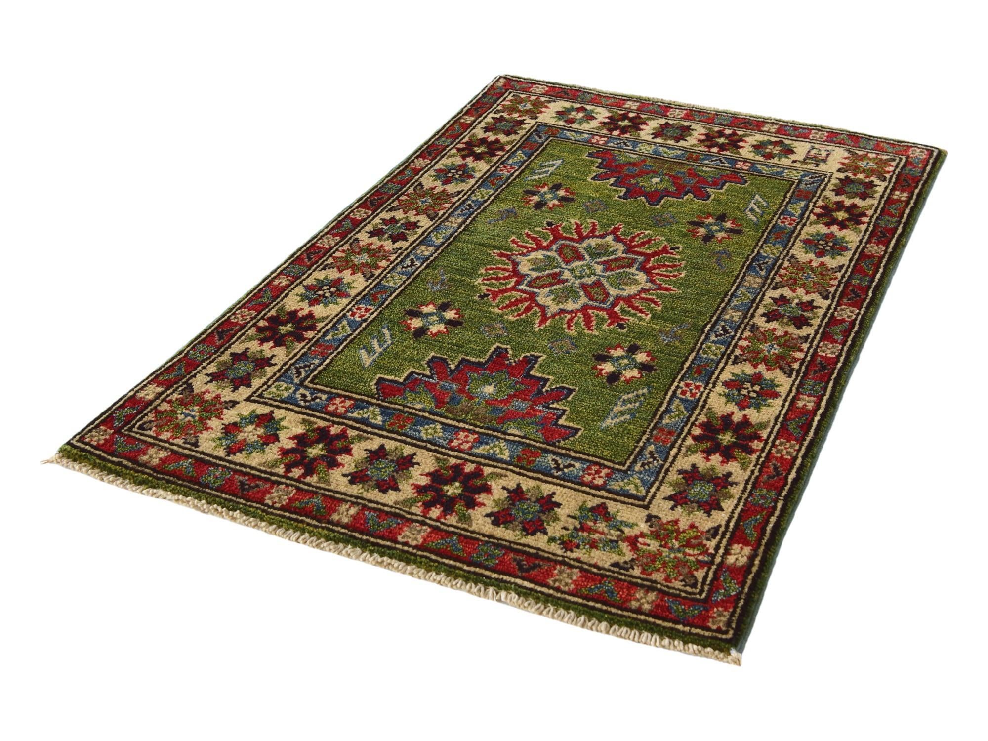2' x 3' 2 Hand Knotted Kazak Rug