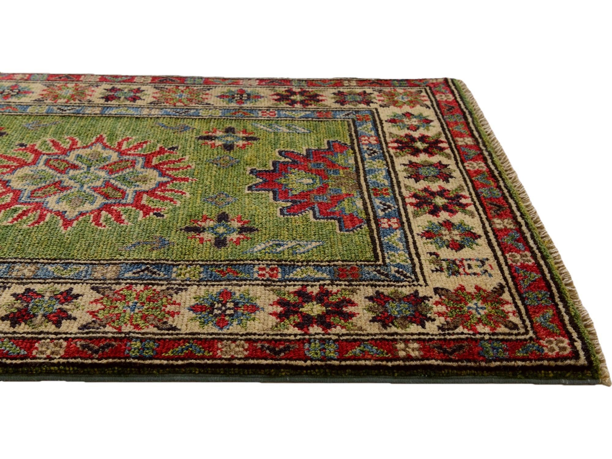 2' x 3' 2 Hand Knotted Kazak Rug