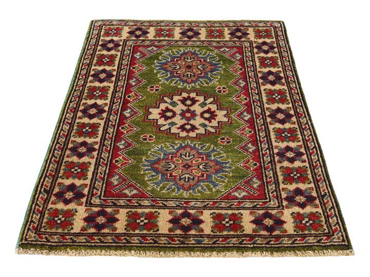 2' x 3' Hand Knotted Kazak Rug