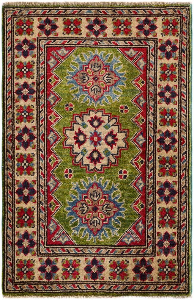 2' x 3' Hand Knotted Kazak Rug
