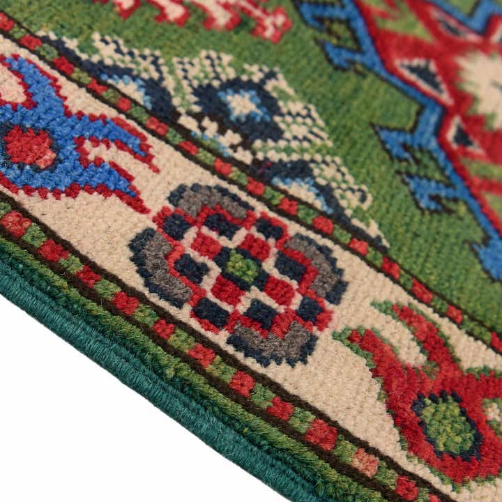 65cm x 90cm Handgeknüpft Kazak Teppich