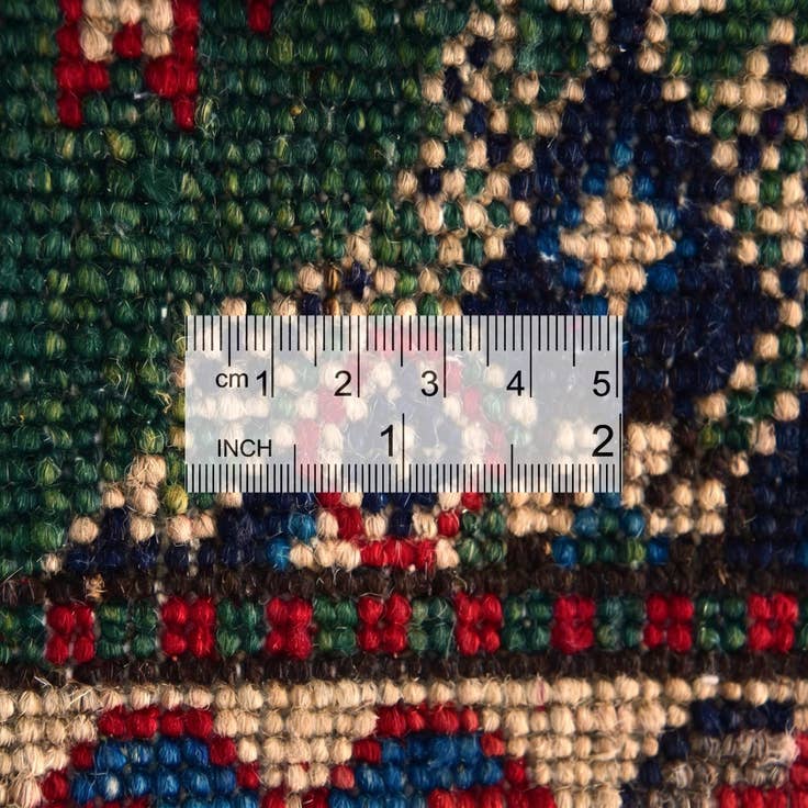 Detail image of 2' 1 x 2' 11 Hand Knotted Kazak Rug