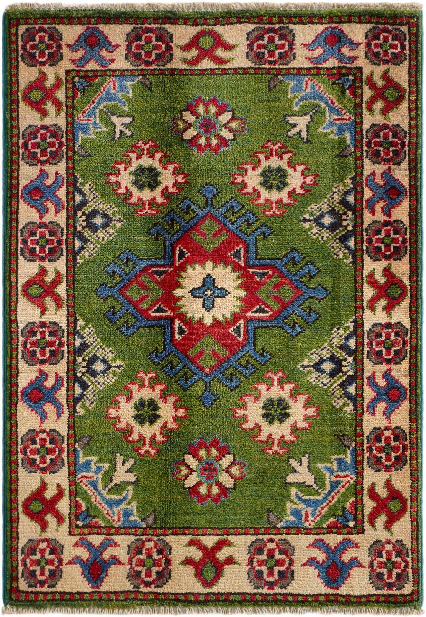2' 1 x 2' 11 Hand Knotted Kazak Rug