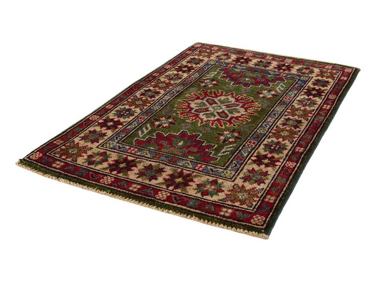 Detail image of 2' 1 x 3' 1 Hand Knotted Kazak Rug