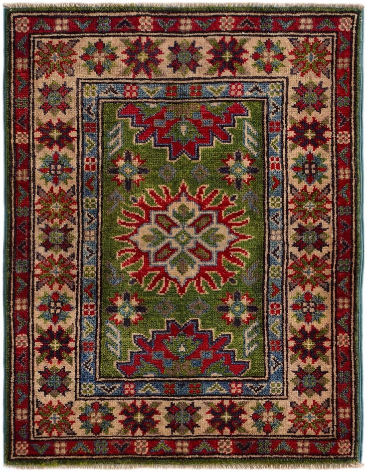 Detail image of 2' 1 x 3' 1 Hand Knotted Kazak Rug