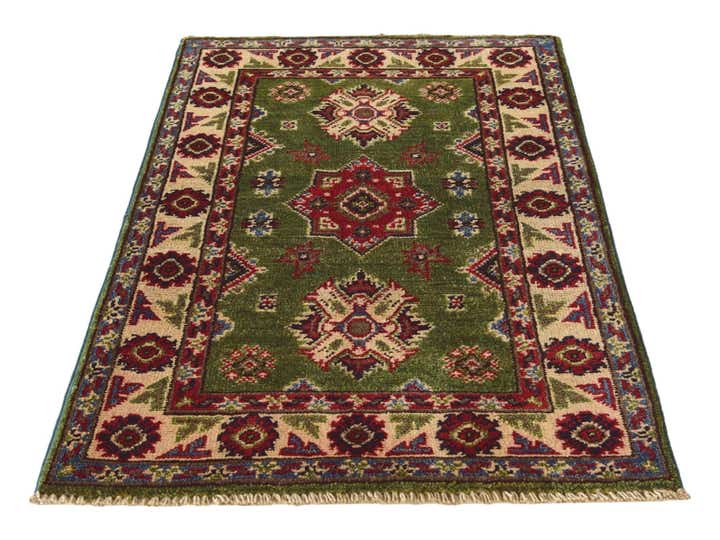 2' x 3' Hand Knotted Kazak Rug