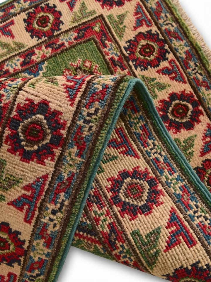 2' x 3' Hand Knotted Kazak Rug
