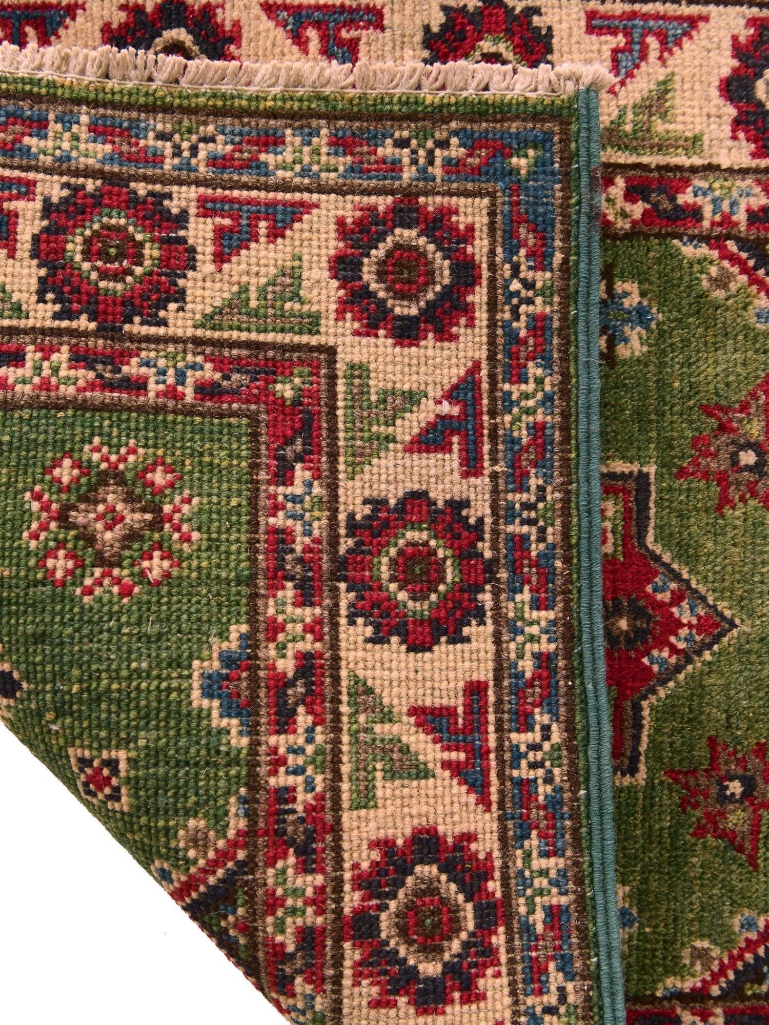 2' x 3' Hand Knotted Kazak Rug