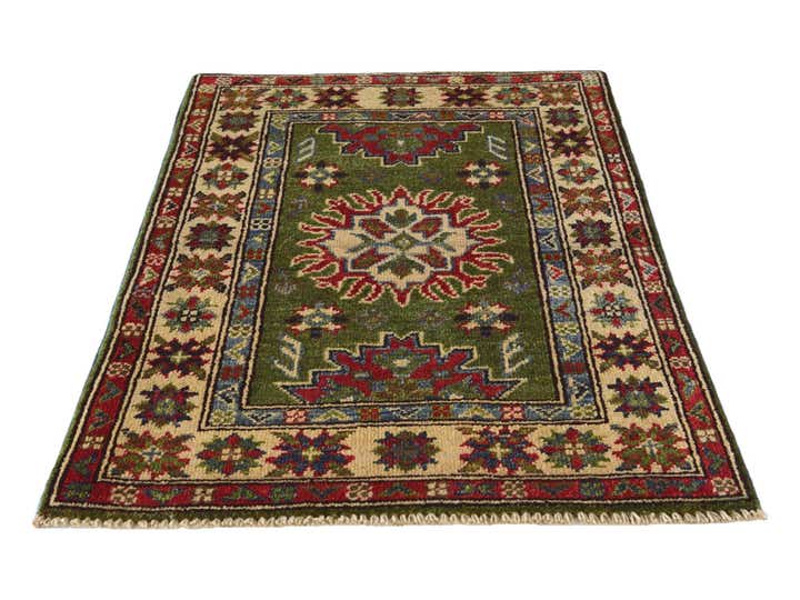 2' 1 x 3' Hand Knotted Kazak Rug