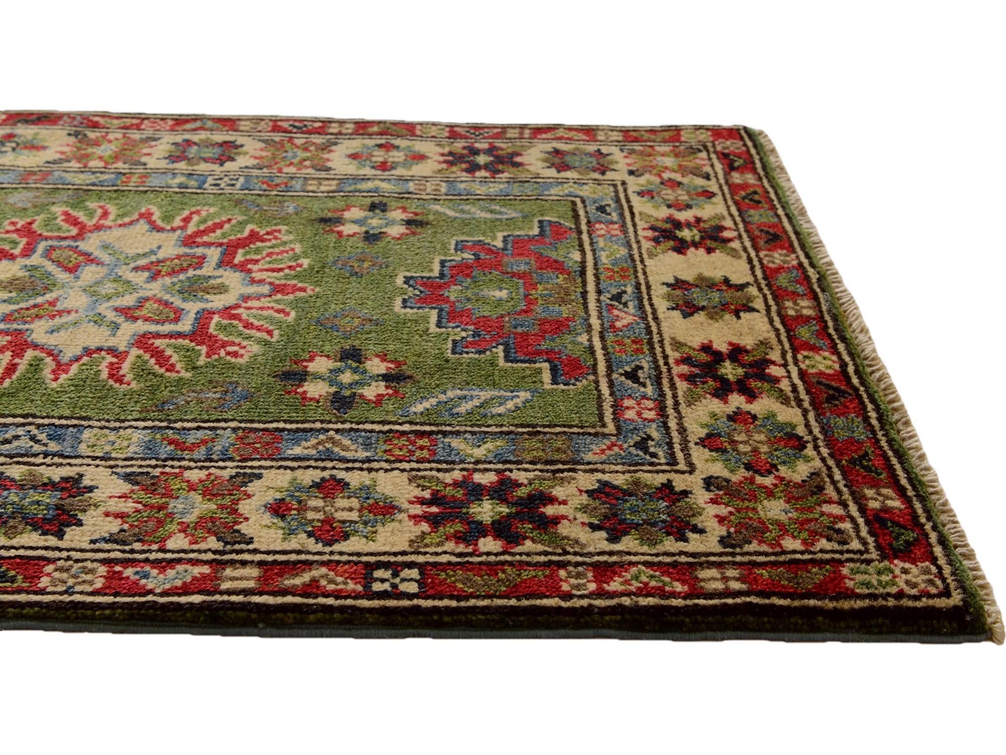 2' 1 x 3' Hand Knotted Kazak Rug