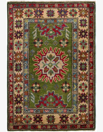 2' 1 x 3' Hand Knotted Kazak Rug