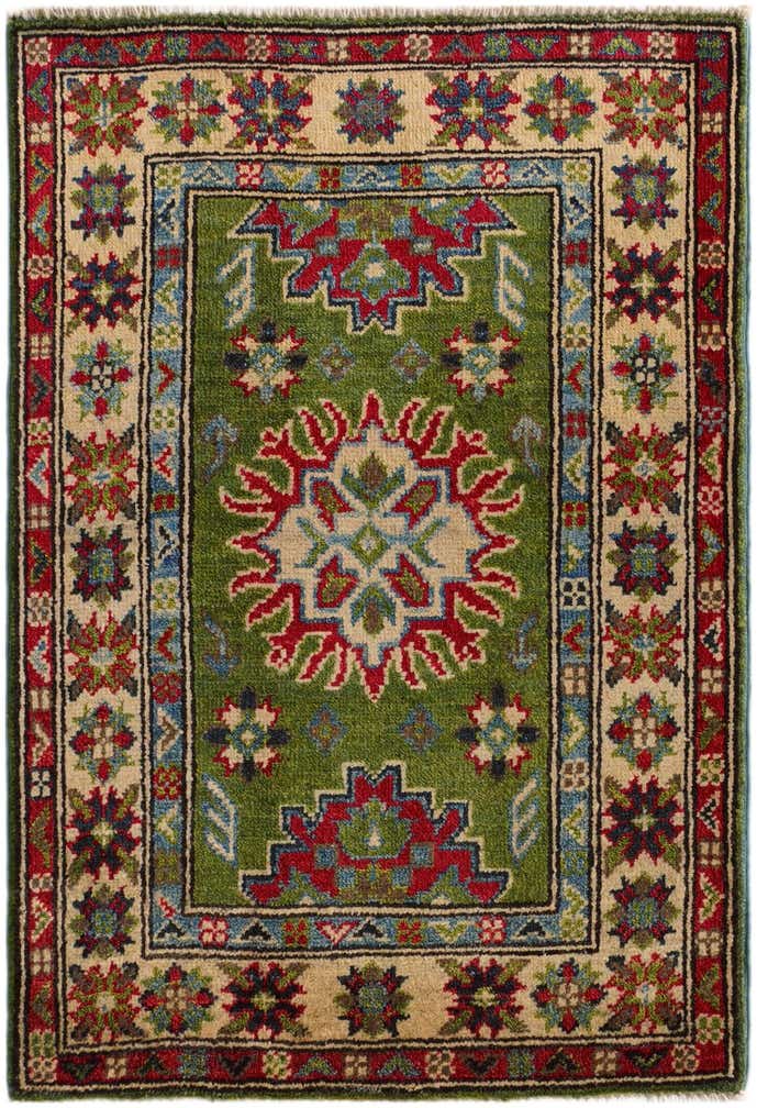 2' 1 x 3' Hand Knotted Kazak Rug