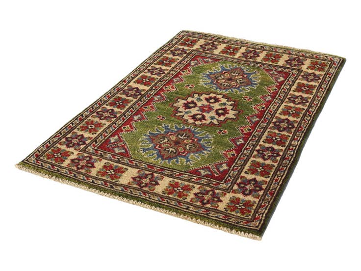 Detail image of 2' x 3' Hand Knotted Kazak Rug