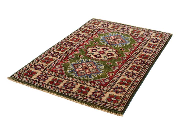 2' x 3' Hand Knotted Kazak Rug