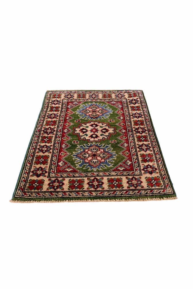 2' x 3' Hand Knotted Kazak Rug