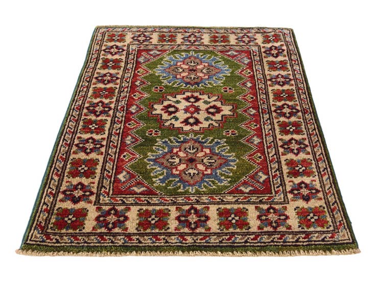 Detail image of 2' x 3' Hand Knotted Kazak Rug