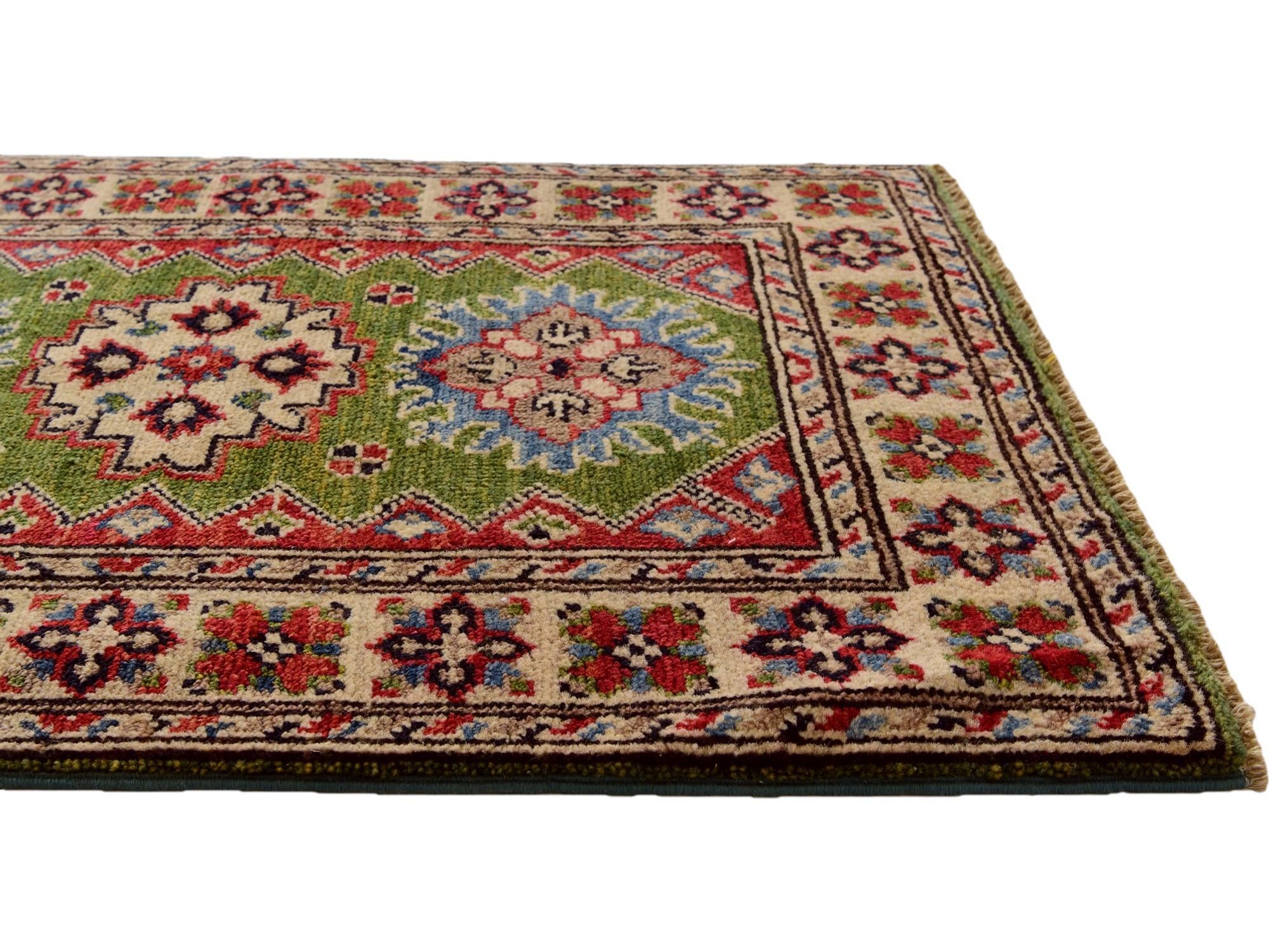 2' x 3' Hand Knotted Kazak Rug