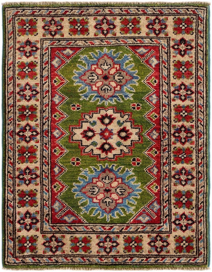 Detail image of 2' x 3' Hand Knotted Kazak Rug
