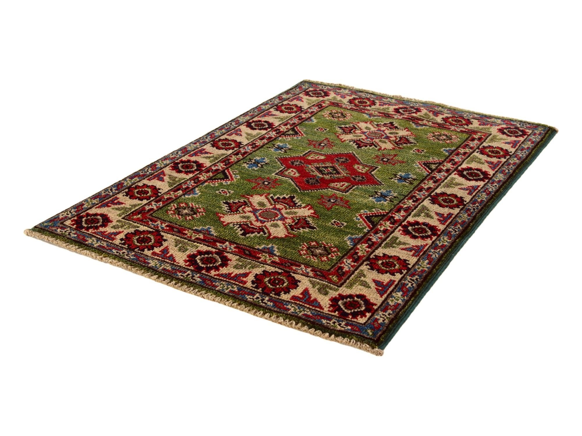 2' x 2' 11 Hand Knotted Kazak Rug