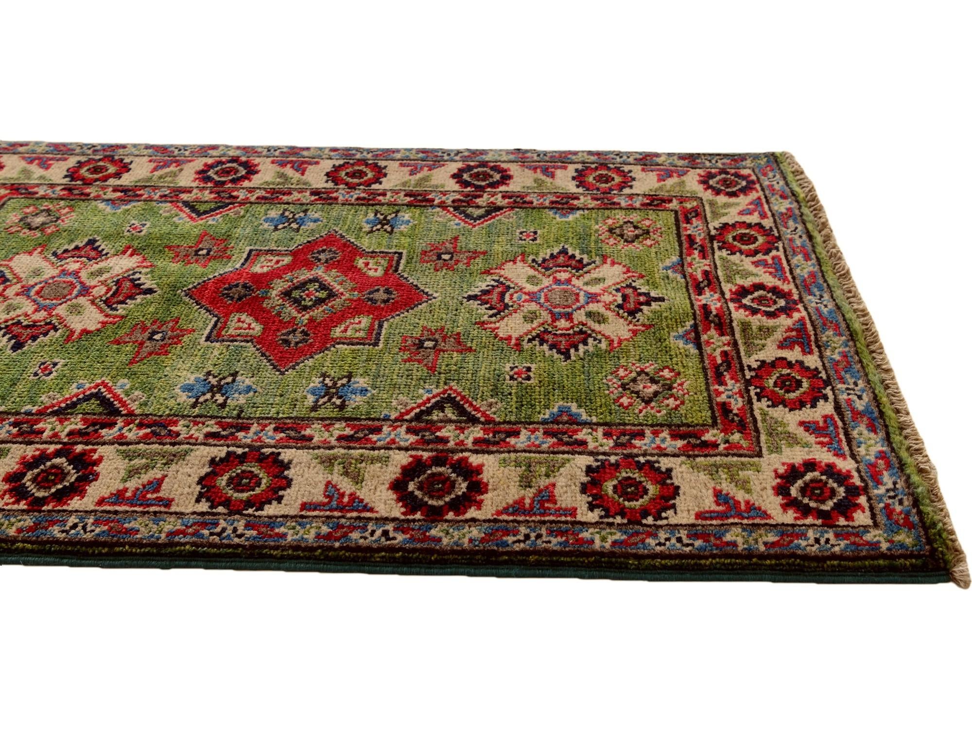 2' x 2' 11 Hand Knotted Kazak Rug