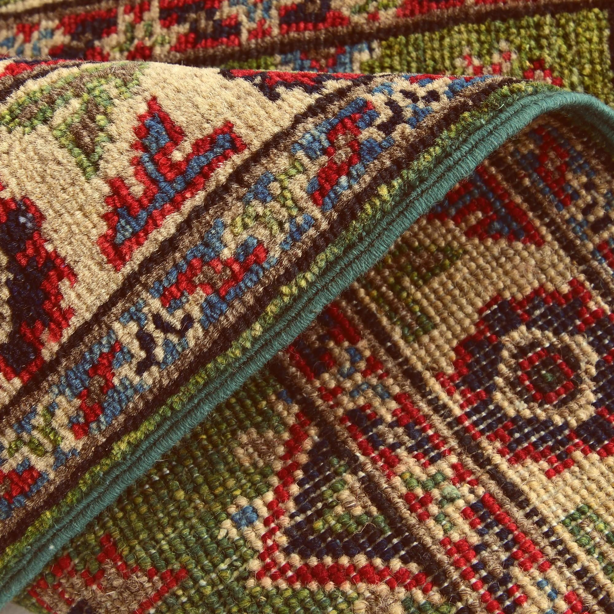 2' x 2' 11 Hand Knotted Kazak Rug