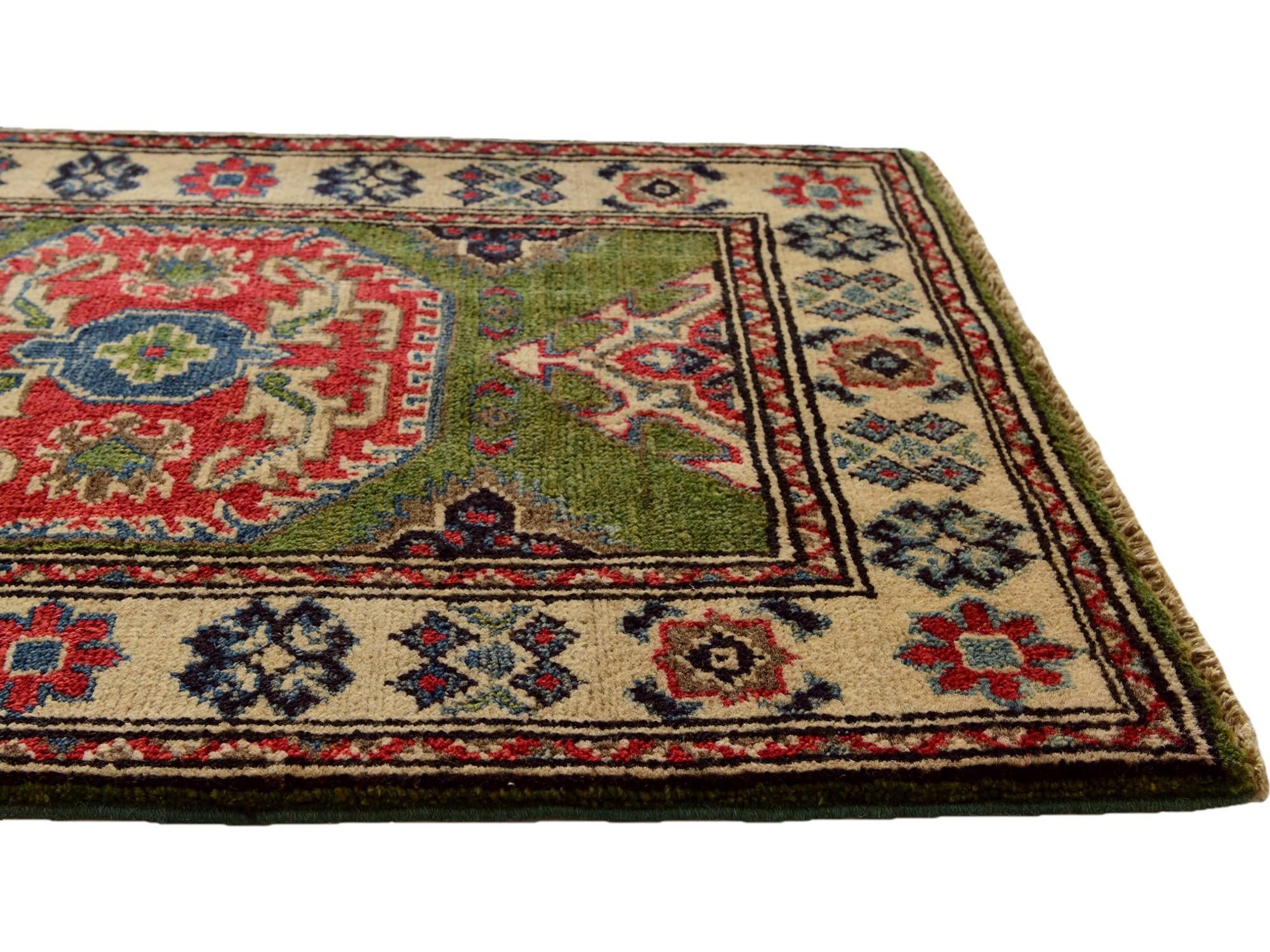 2' 1 x 2' 11 Hand Knotted Kazak Rug