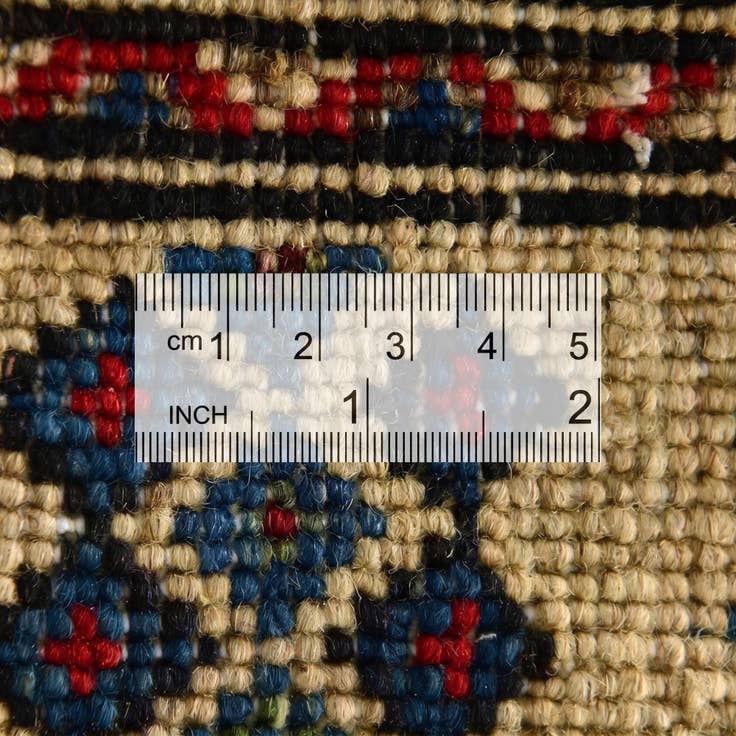 Detail image of 2' 1 x 2' 11 Hand Knotted Kazak Rug