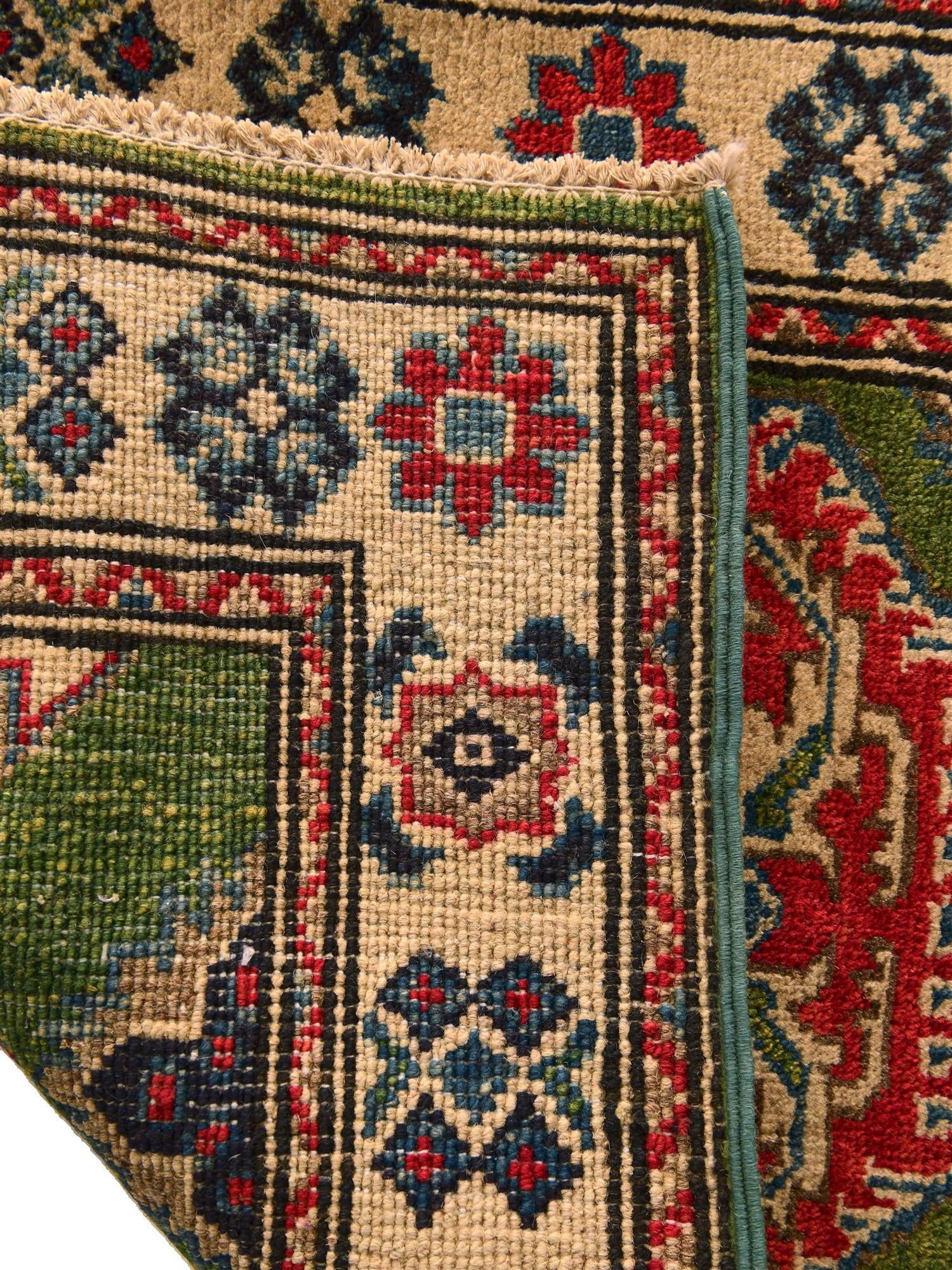 Detail image 12 of 12: 2' 1 x 2' 11 Hand Knotted Kazak Rug