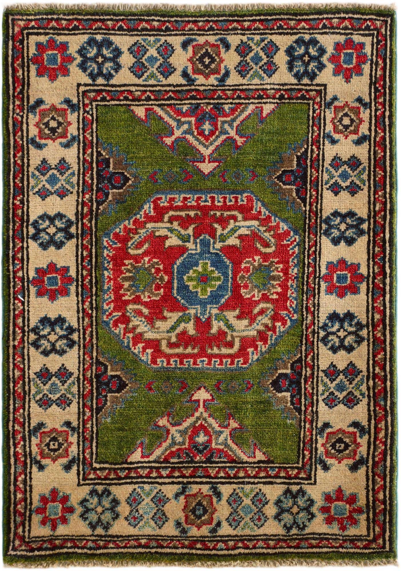 2' 1 x 2' 11 Hand Knotted Kazak Rug