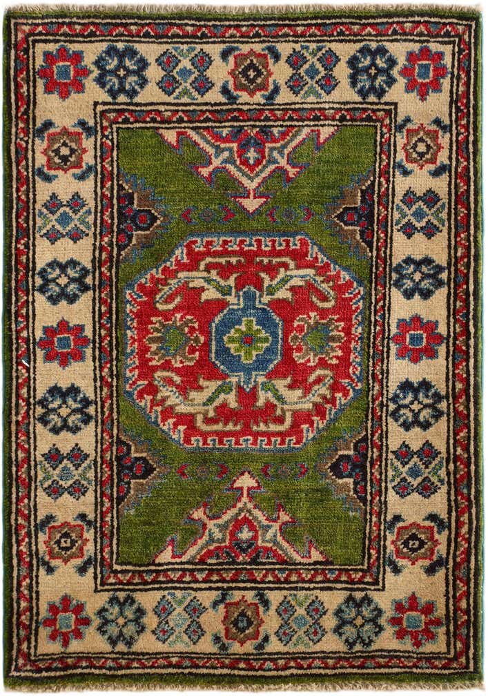 2' 1 x 2' 11 Hand Knotted Kazak Rug