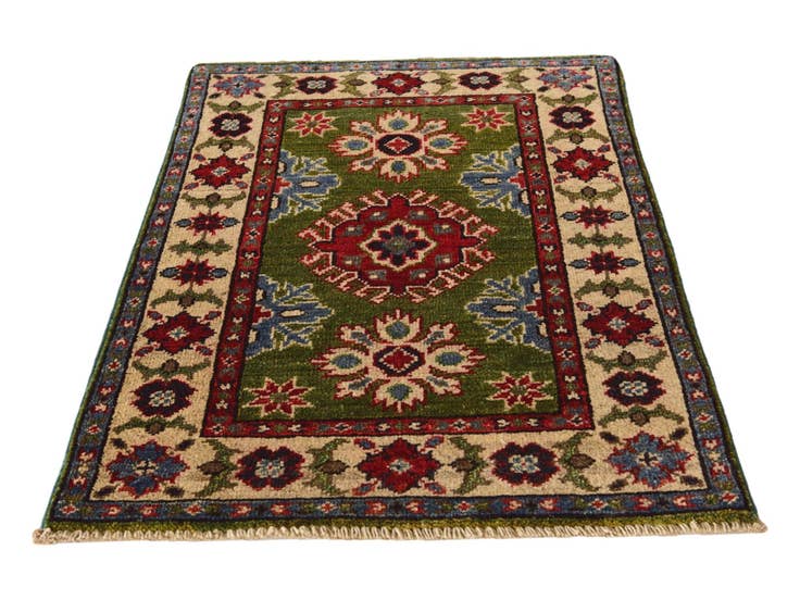 Detail image of 2' x 3' Hand Knotted Kazak Rug