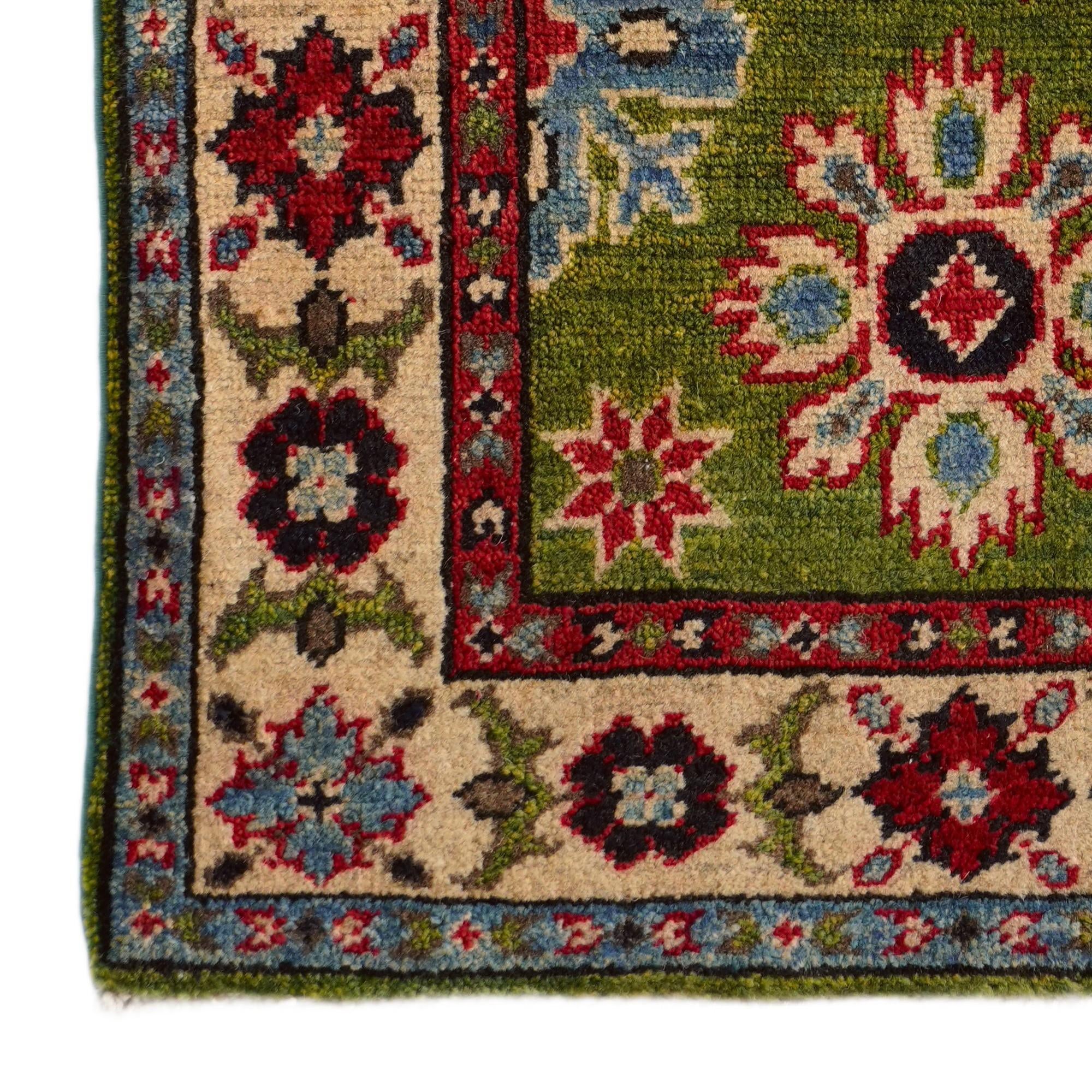 2' x 3' Hand Knotted Kazak Rug