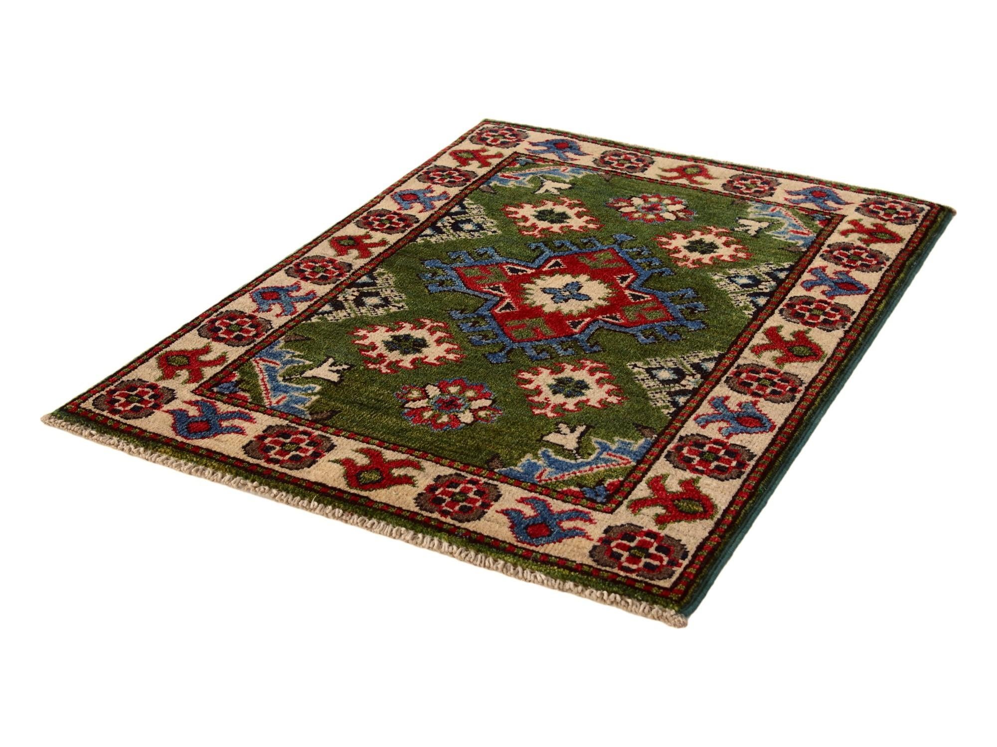 2' x 2' 9 Hand Knotted Kazak Rug