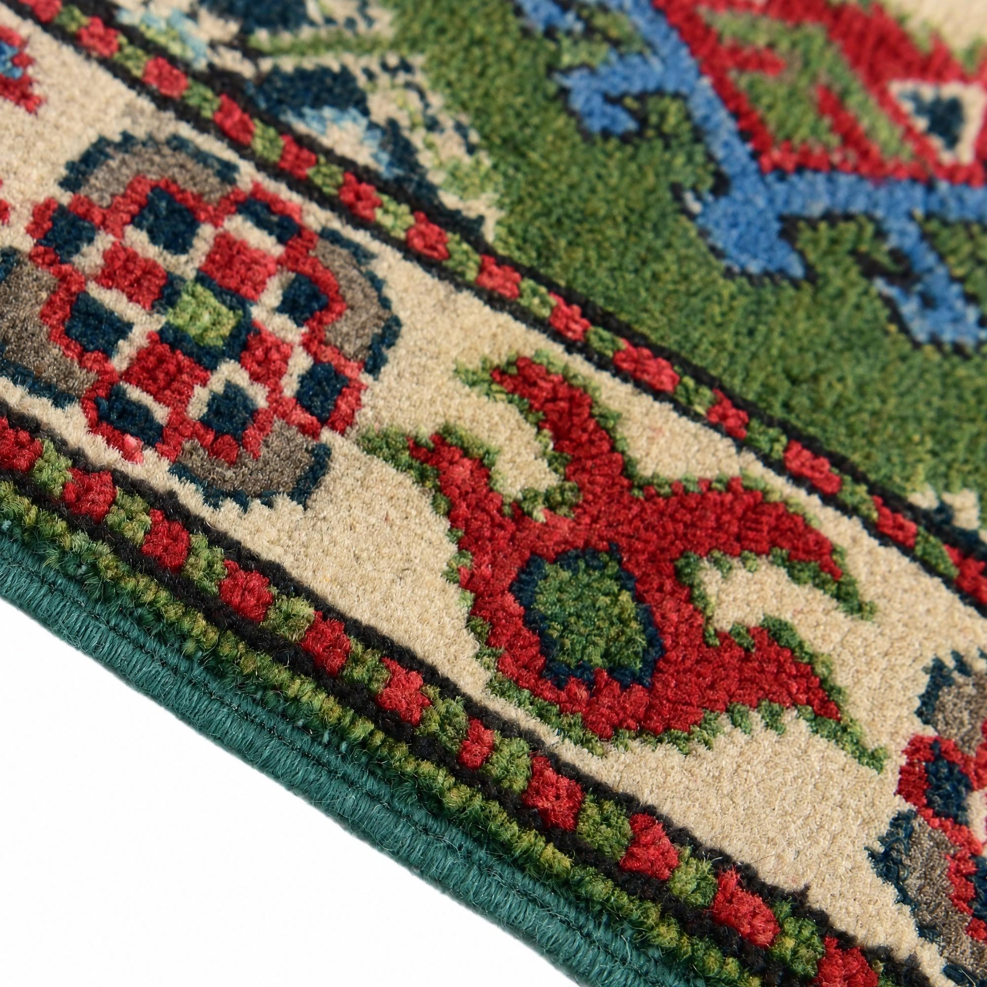 60cm x 85cm Hand Knotted Kazak Rug