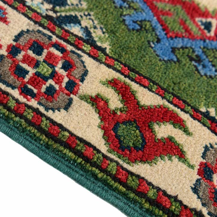 60cm x 85cm Handgeknüpft Kazak Teppich
