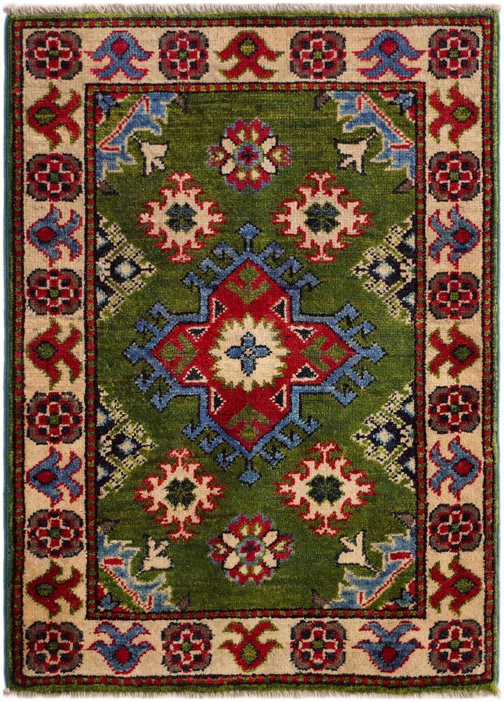 2' x 2' 9 Hand Knotted Kazak Rug