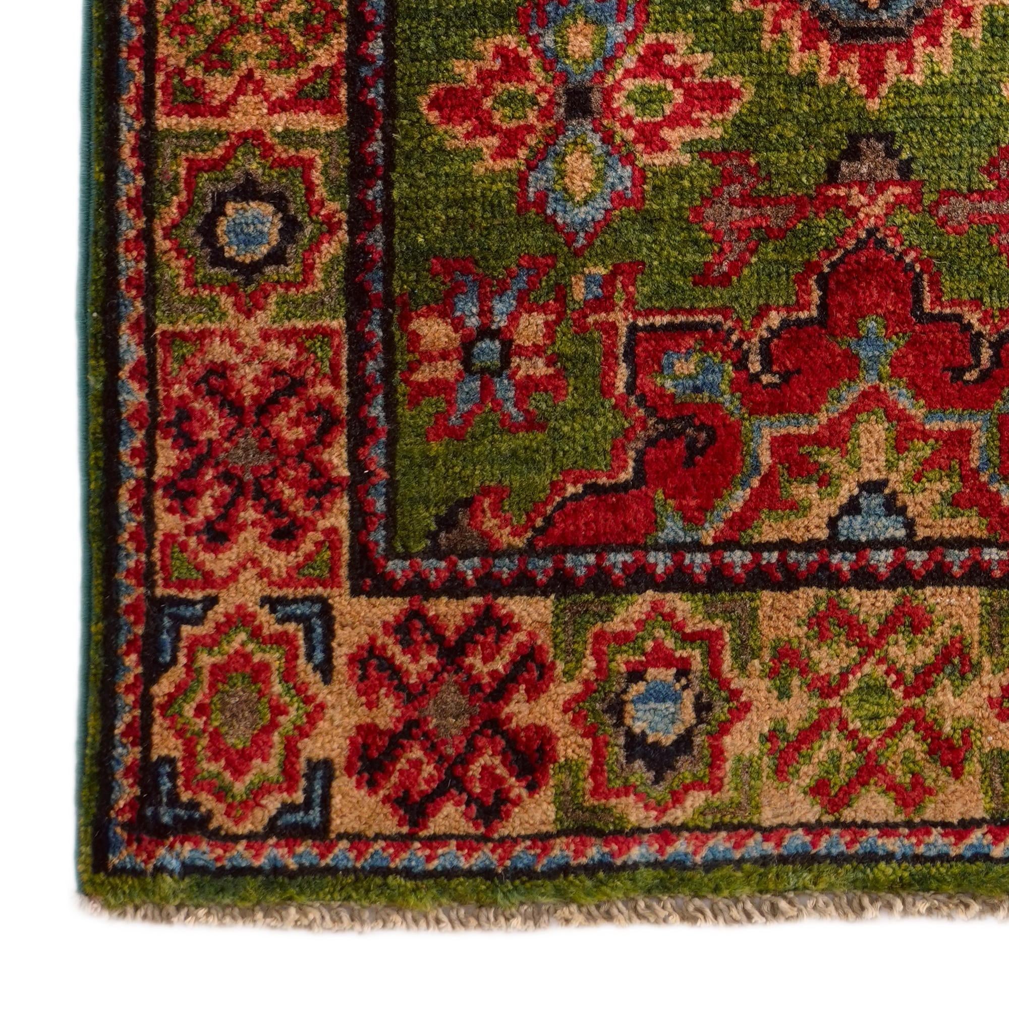 2' x 2' 11 Hand Knotted Kazak Rug
