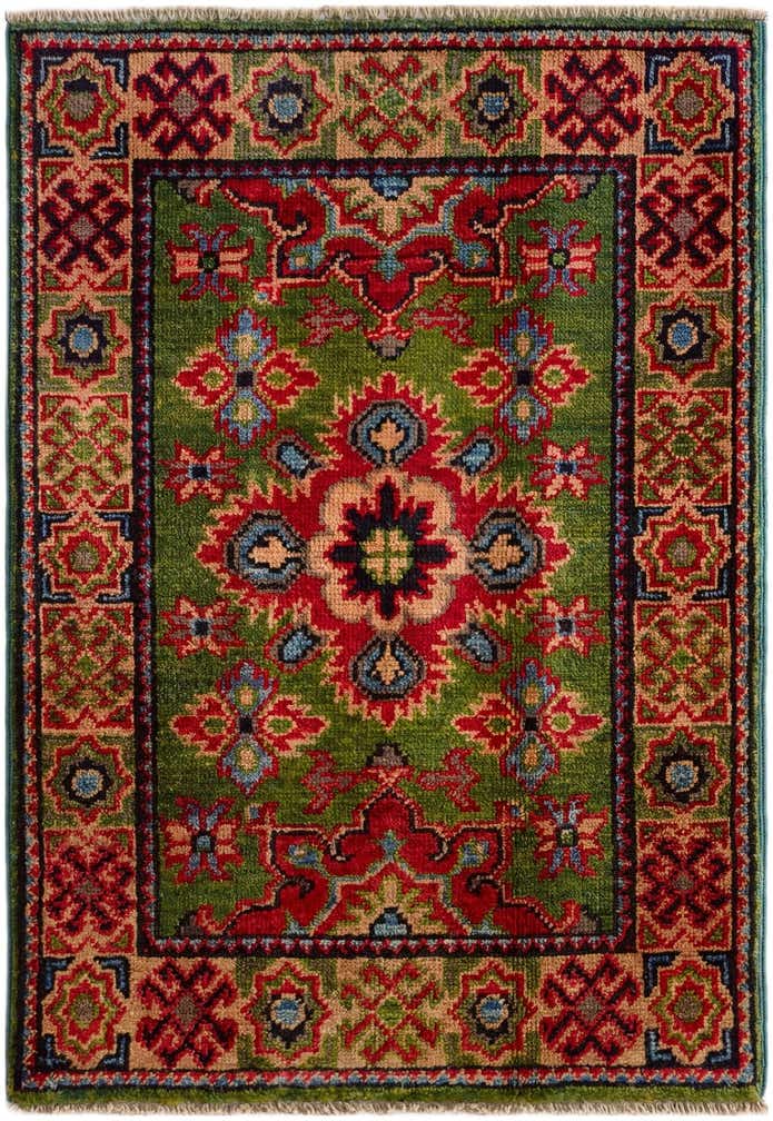 2' x 2' 11 Hand Knotted Kazak Rug