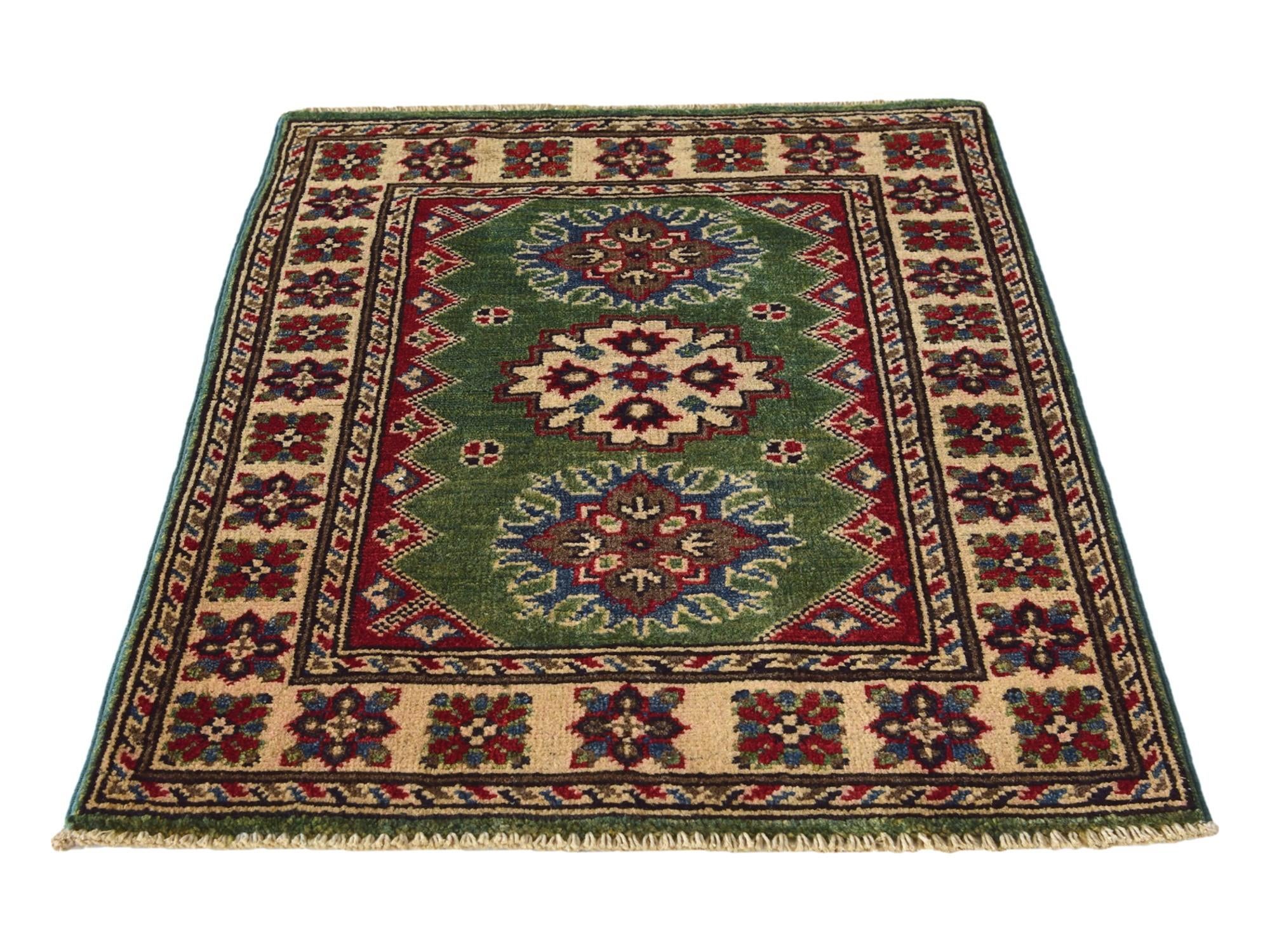2' 1 x 2' 10 Hand Knotted Kazak Rug
