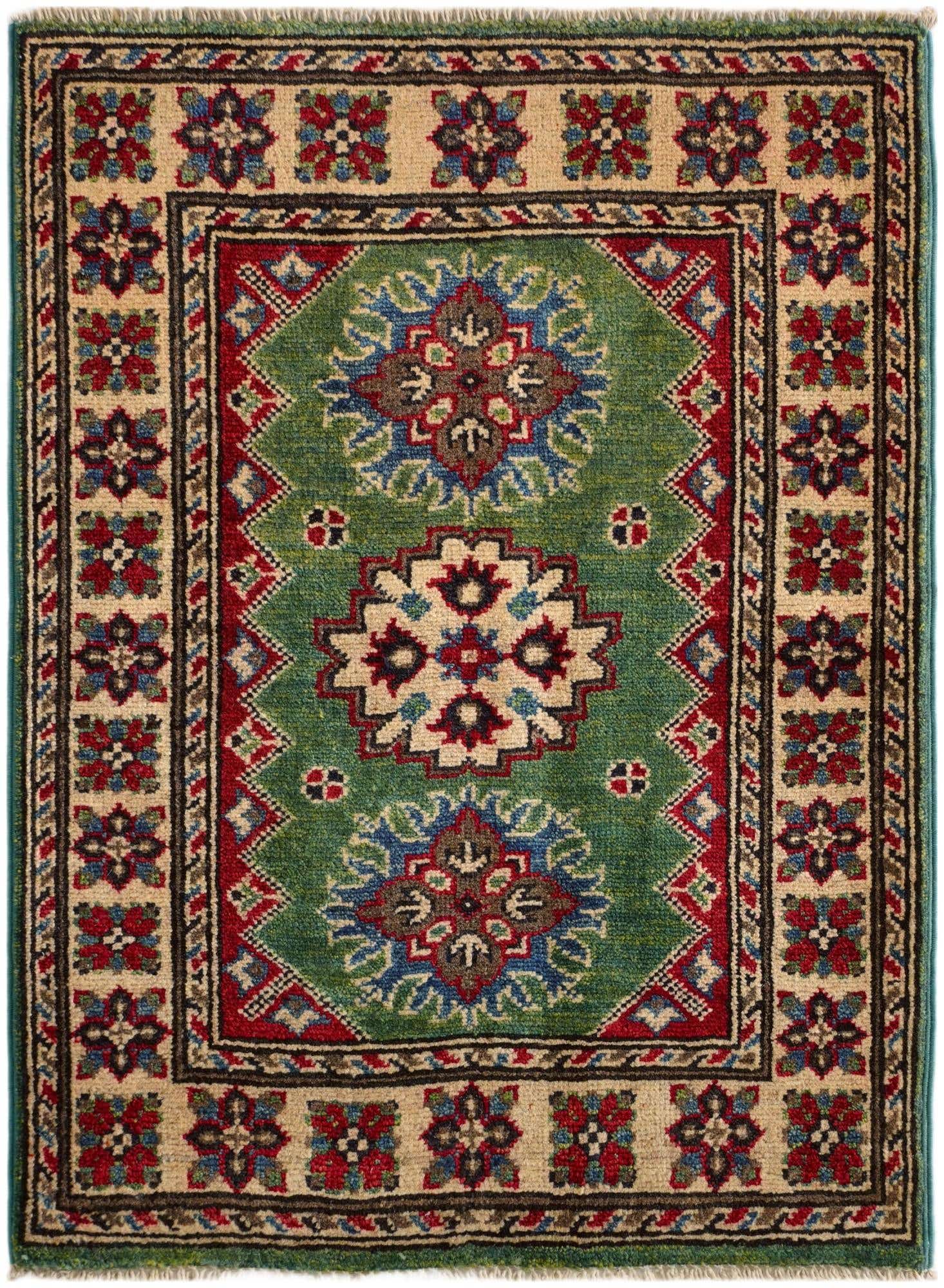 2' 1 x 2' 10 Hand Knotted Kazak Rug