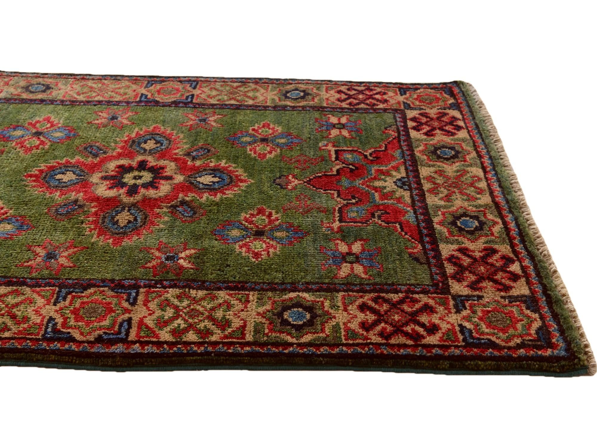 2' 2 x 3' 2 Hand Knotted Kazak Rug