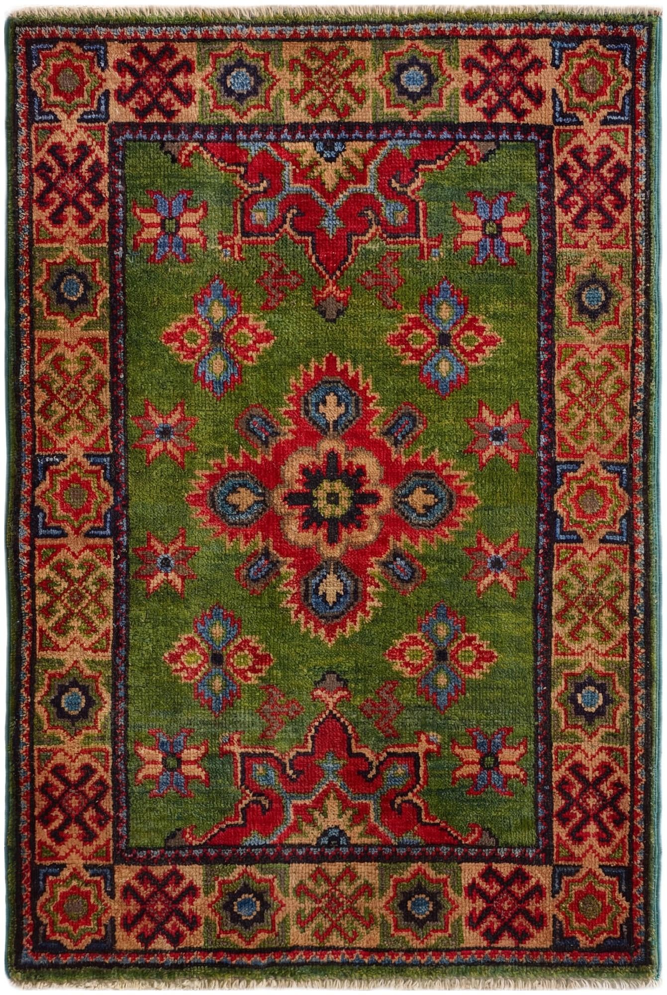 2' 2 x 3' 2 Hand Knotted Kazak Rug