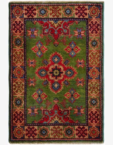 2' 2 x 3' 2 Hand Knotted Kazak Rug