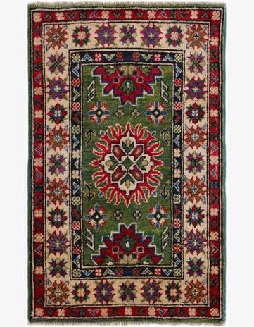2' x 3' 2 Hand Knotted Kazak Rug