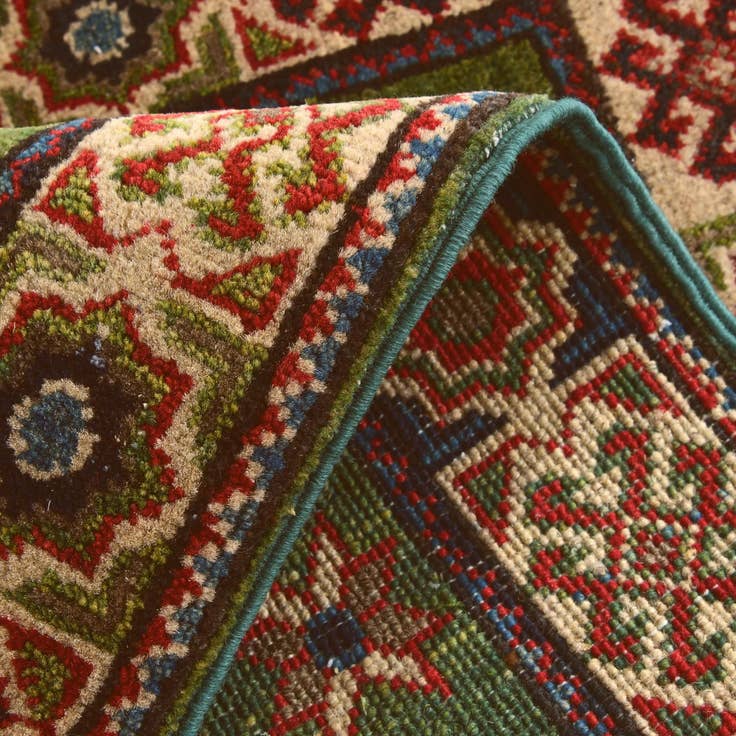Detail image of 2' 1 x 2' 10 Hand Knotted Kazak Rug