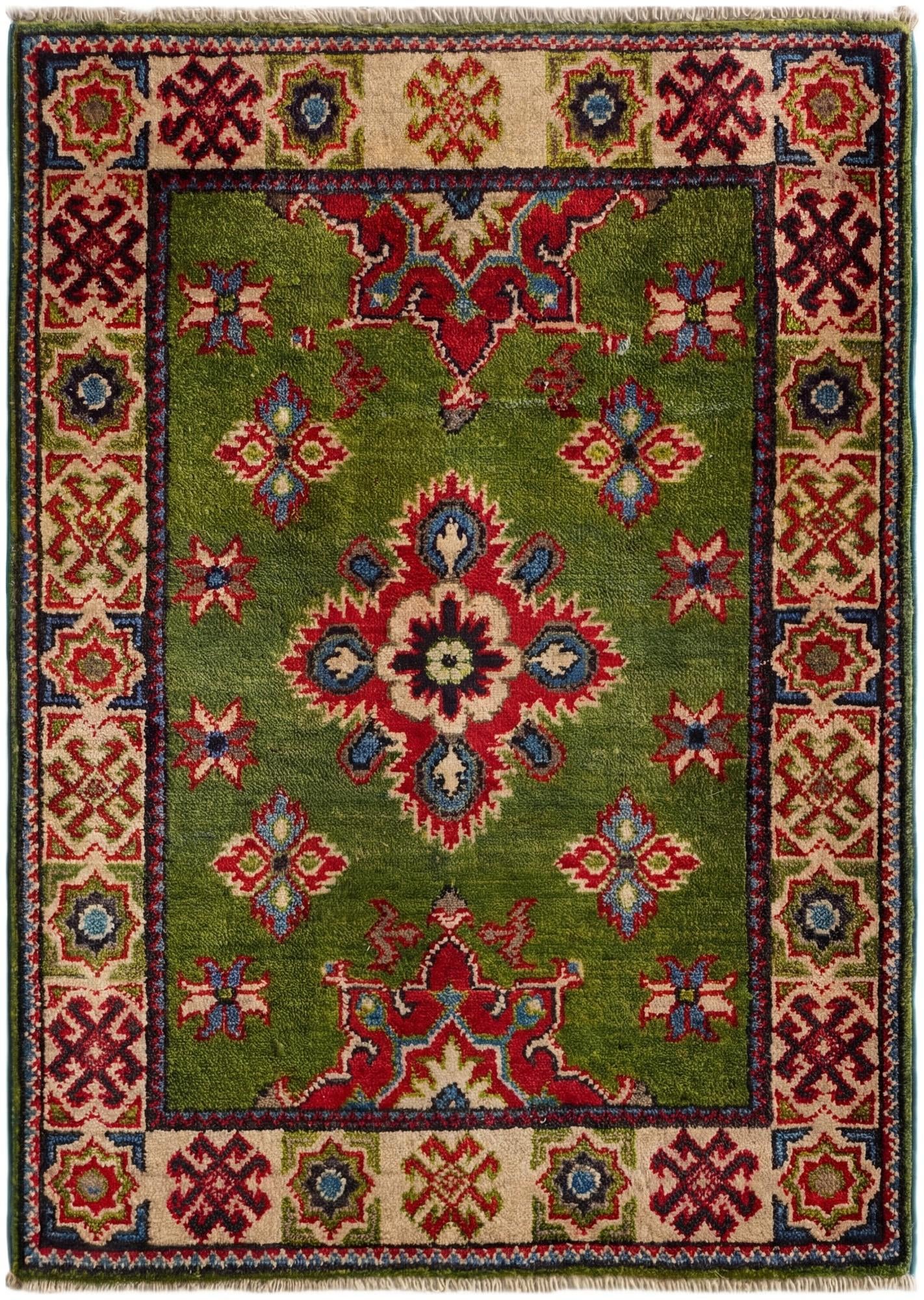 2' 1 x 2' 10 Hand Knotted Kazak Rug