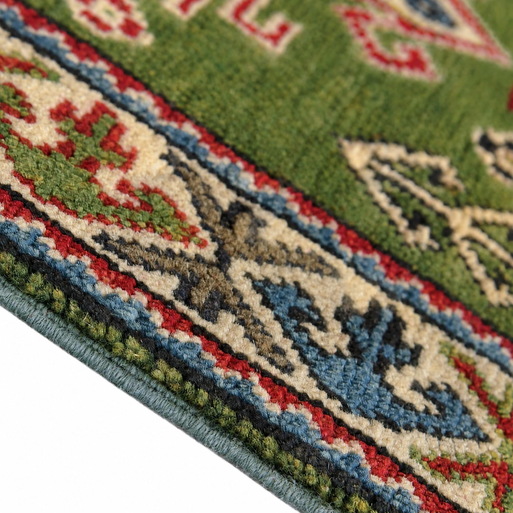 60cm x 90cm Hand Knotted Kazak Rug