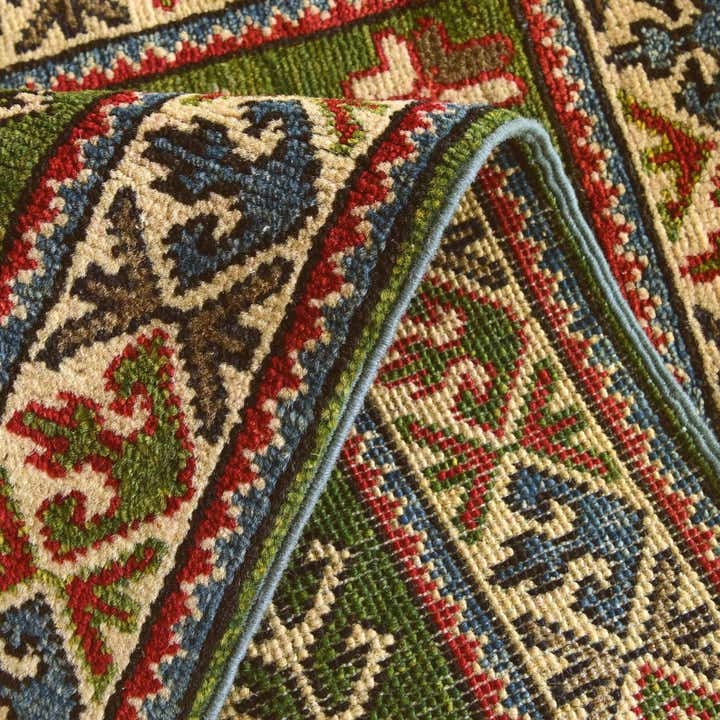 1' 11 x 2' 11 Hand Knotted Kazak Rug