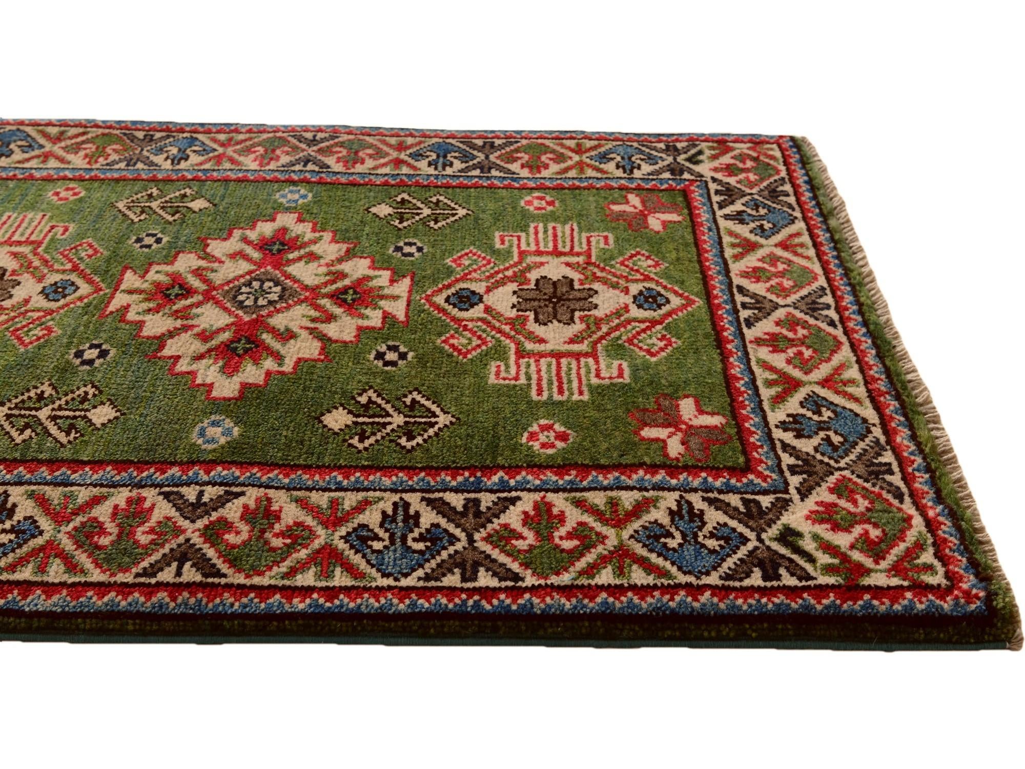 2' 1 x 2' 10 Hand Knotted Kazak Rug