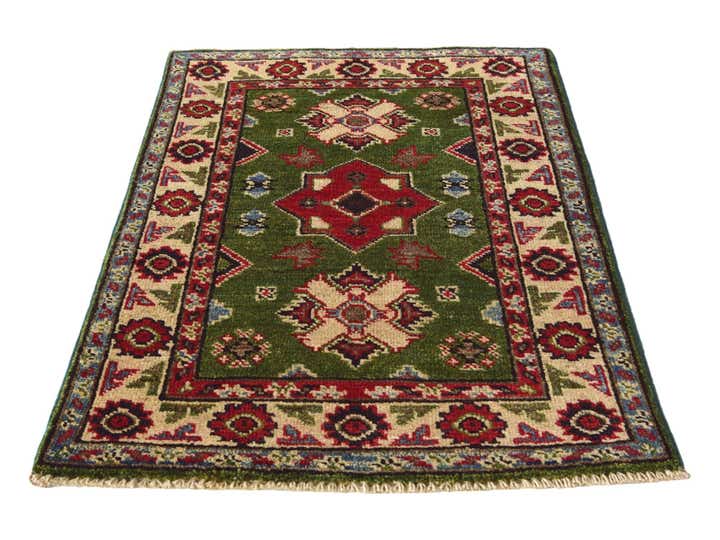 2' x 3' Hand Knotted Kazak Rug